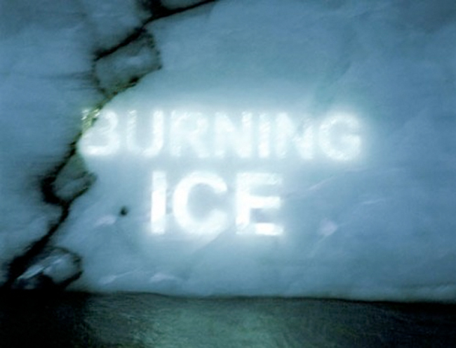 Burning ice, David Buckland