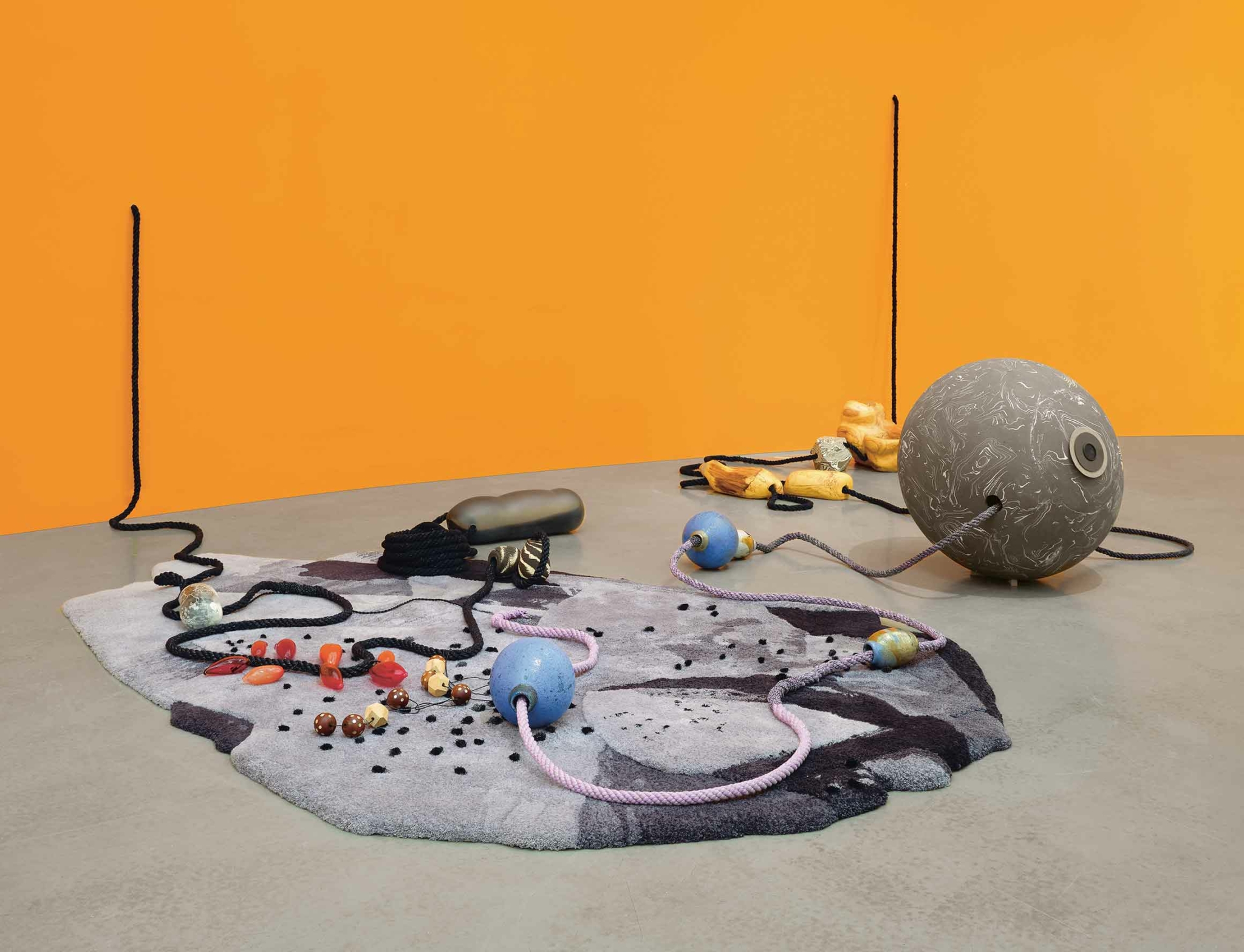 I dreamt of you in colours, Otobong Nkanga – Musée d’Art Moderne de Paris